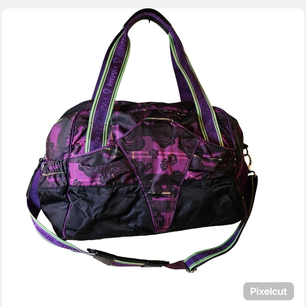Ivivva Purple and Black Nylon Yoga/dance/travel Women's Bag
